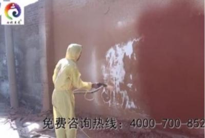 智能化噴涂機噴涂演示，44秒噴涂8.3平方真石漆（視頻）